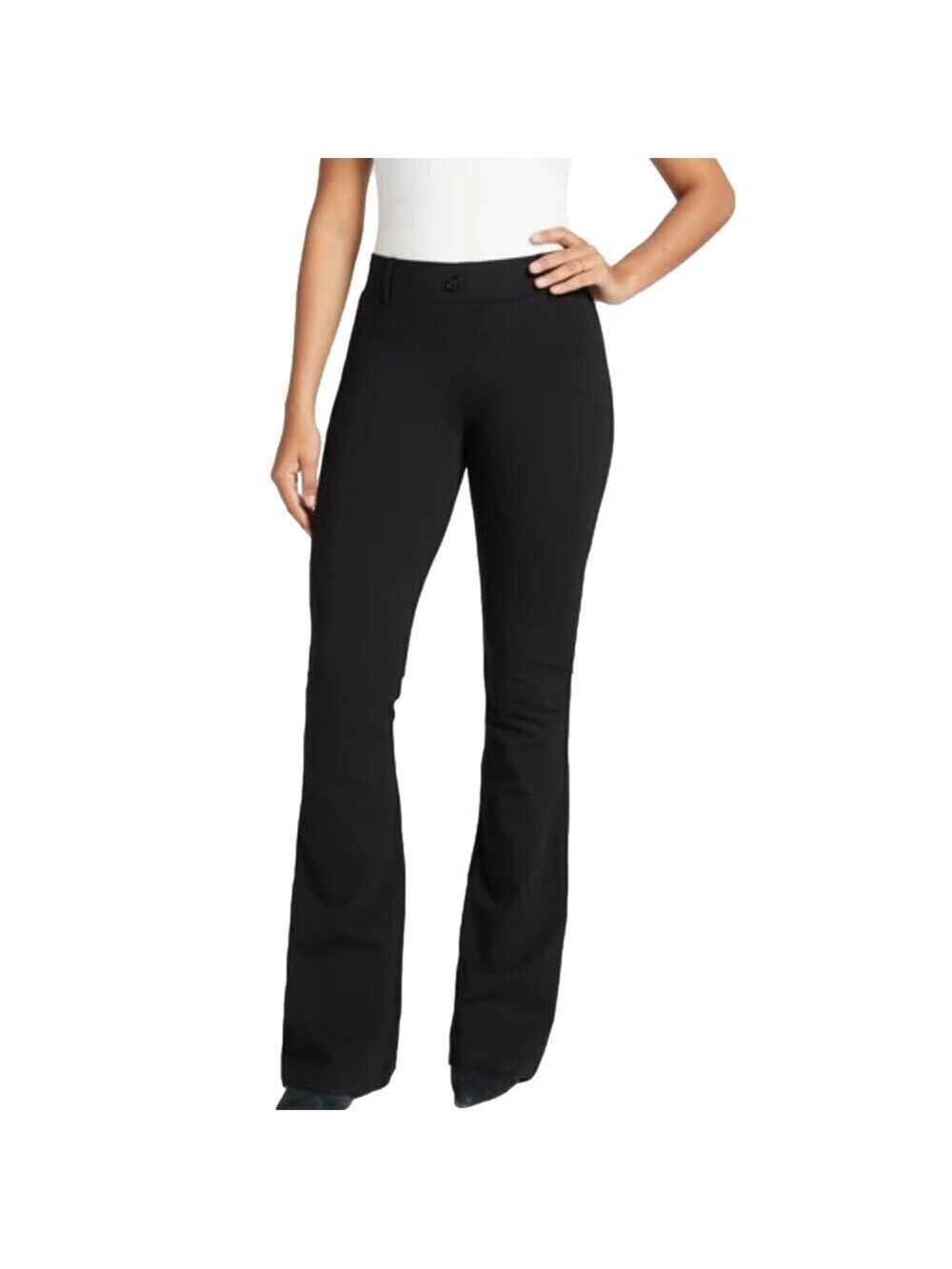 Betabrand Classic DPYP Bootcut Dress Pant Yoga Pant in Black Size XS